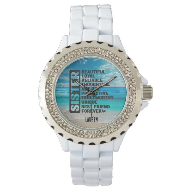 Beautiful Ocean Scene  Watch (Front)