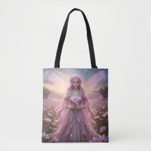 Beautiful October Opal Fairy Tote Bag