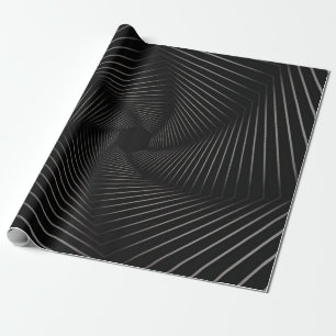 Beautiful of geometric line art abstract backgroun wrapping paper