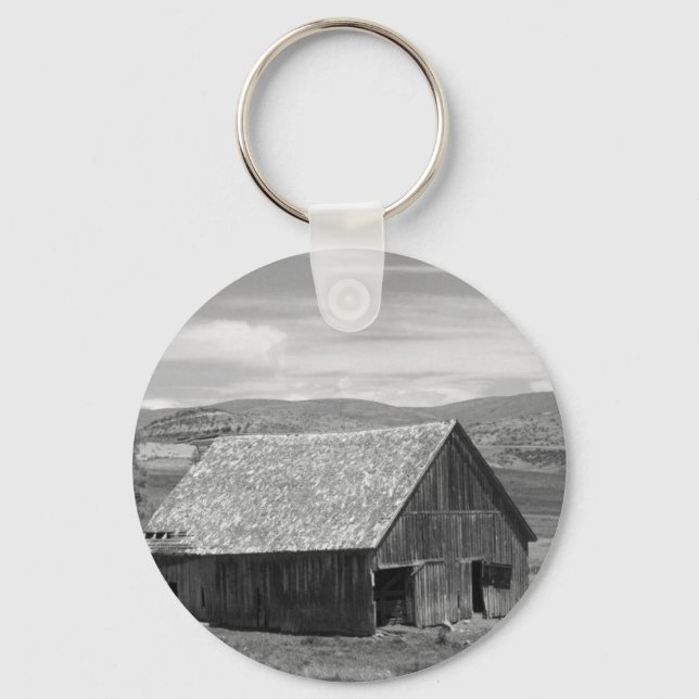 Beautiful Old Barn Key Ring (Front)