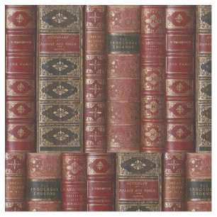 Beautiful Old Books Fabric