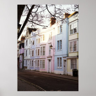 Beautiful old Town Houses Poster