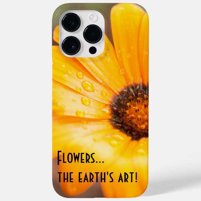 Beautiful Orange African Daisy Photograph Custom  Case-Mate iPhone Case (Back)