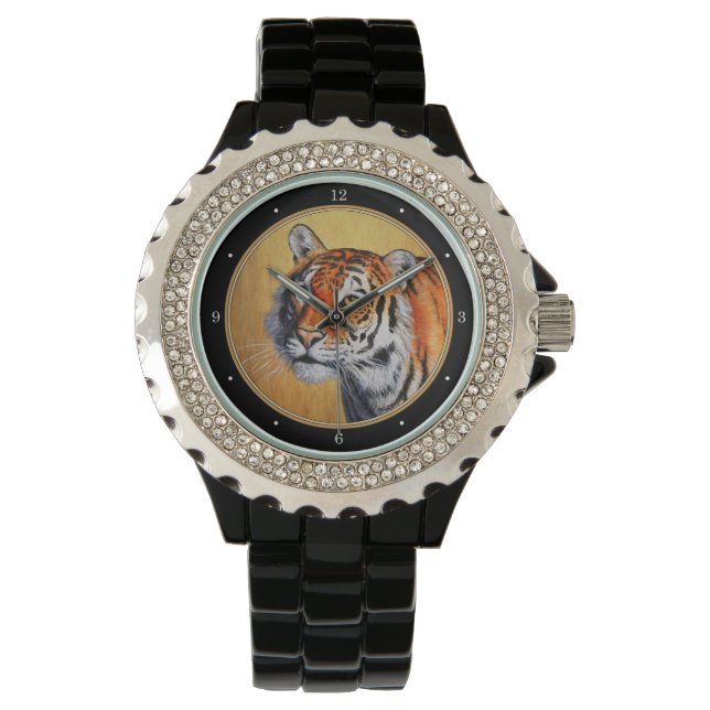 Beautiful Orange Bengal Tiger Watch (Front)