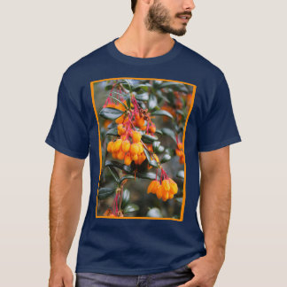 Beautiful Orange Darwins Barberry Flowers 2 T-Shirt