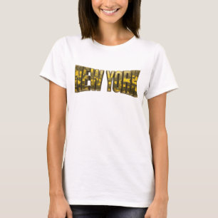 Beautiful Orange NEW YORK Shirt Design