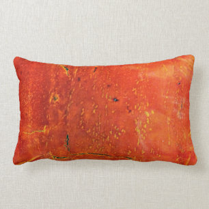 Beautiful orange rock design Throw Pillow