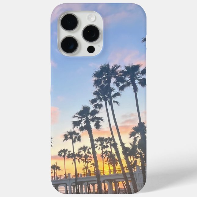 Beautiful Orange Sunset in Oceanside California Case-Mate iPhone Case (Back)
