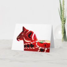 Beautiful Orange Swedish Dala Horse