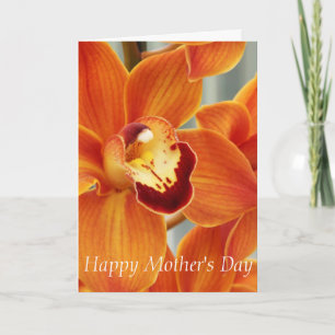 Beautiful Orchid Mother's Day Card