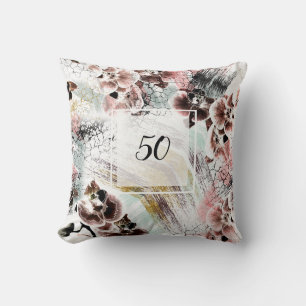 Beautiful orchid stylish cushion
