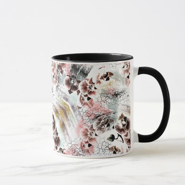 Beautiful orchid stylish mug (Right)