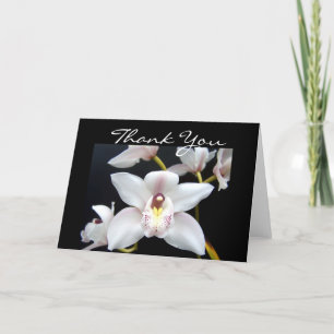 Beautiful Orchid thank you Card