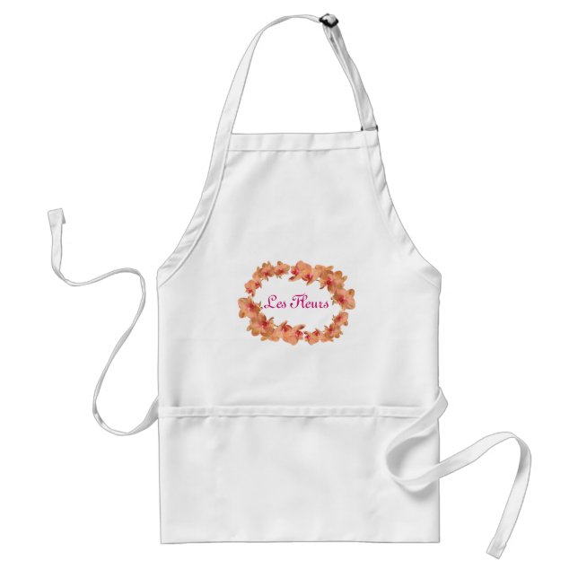 Beautiful orchids standard apron (Front)