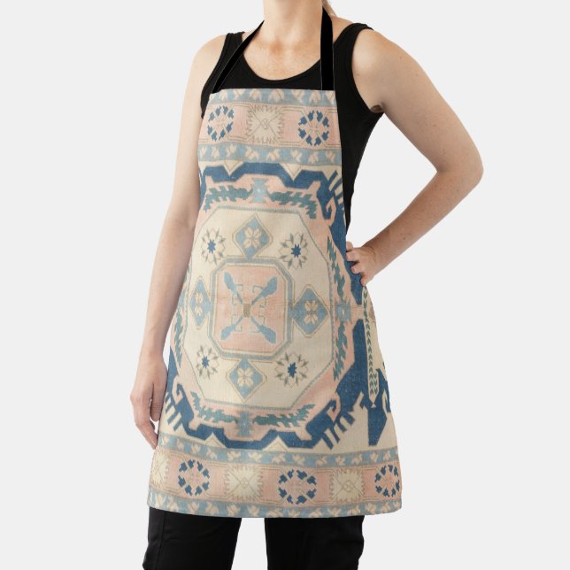 Beautiful Oriental Antique Kilim Rug  Apron (Insitu)