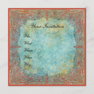 Beautiful ornamental invitation