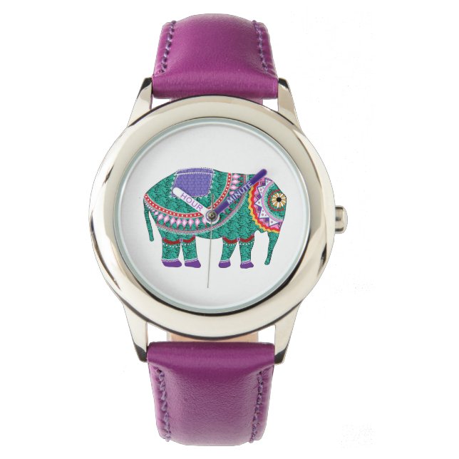 Beautiful Ornate Elephant Watch (Front)