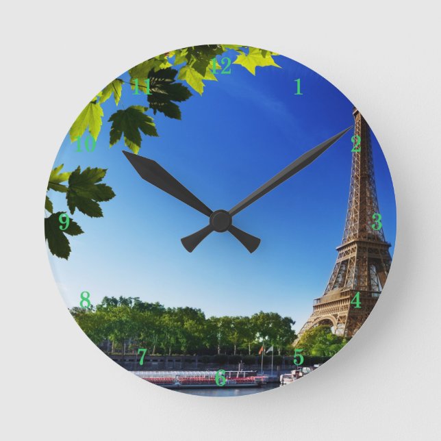 Beautiful Outdoor Scenery Wall Clock (Front)