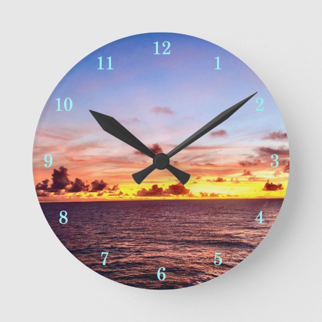 Beautiful Outdoor Scenery Wall Clock (Front)