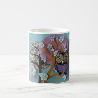 beautiful owl mug