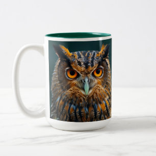 Beautiful owl mug 15 oz size