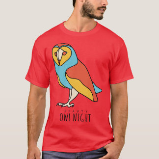 Beautiful Owl Night T-Shirt