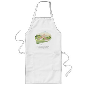 Beautiful OWLS flying in countryside Personalised Long Apron