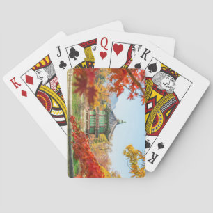 Beautiful Pagoda Gyeongbokgung Seoul Korea Playing Cards
