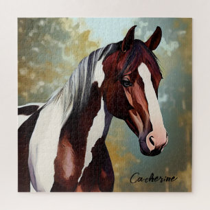 Beautiful Paint Horse Jigsaw Puzzle