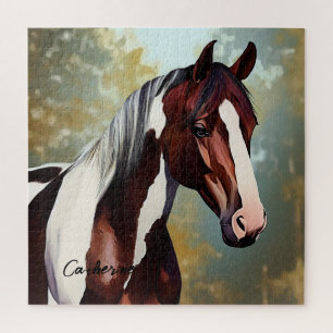 Beautiful Paint Horse Jigsaw Puzzle