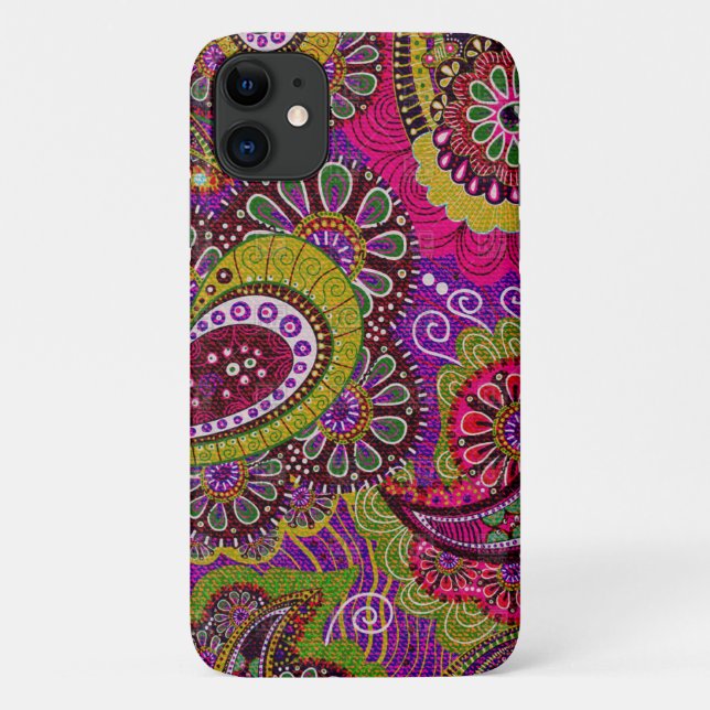 Beautiful Paisley iPhone Case (Back)