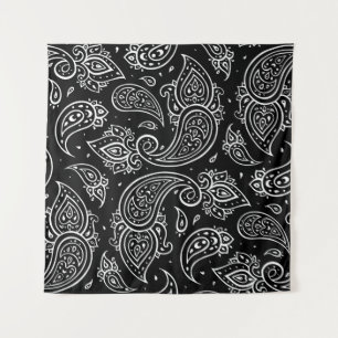 Beautiful paisley seamless pattern tapestry