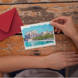 Beautiful Palma de Mallorca Spain Balearic Islands Postcard