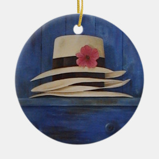 Beautiful Panama Hats wall hanging ornament
