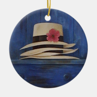 Beautiful Panama Hats wall hanging ornament