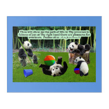 Beautiful Panda Scripture: Psalms 16:11