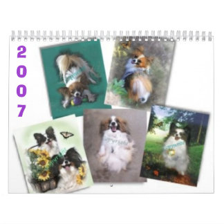 Beautiful Papillons, 2007 Calendar