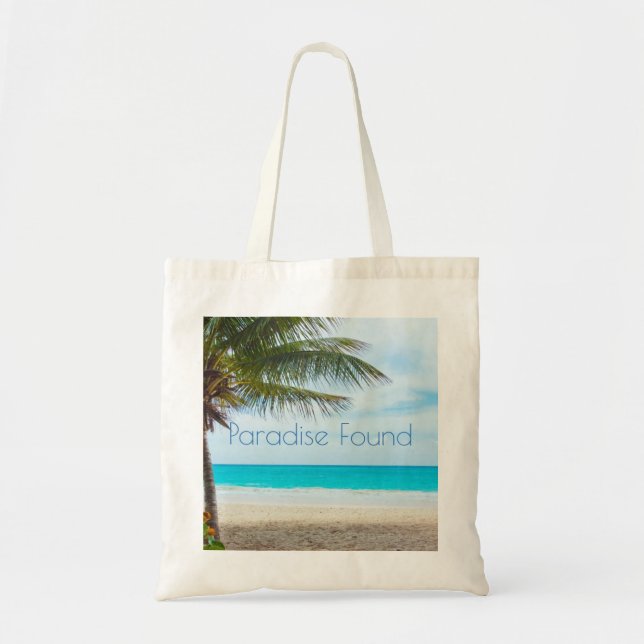 Beautiful Paradise Found Tote Bag (Front)
