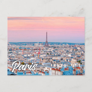 Beautiful Paris, France Postcard