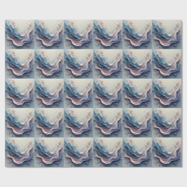 Beautiful Pastel Background – Soft Dreamy Design Wrapping Paper (Flat)