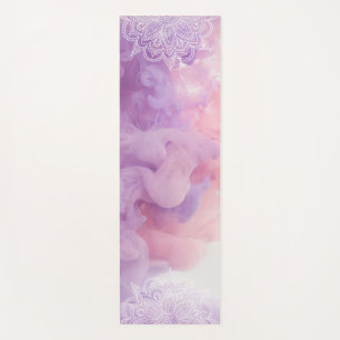 Beautiful Pastel Coloured Mandala  Yoga Mat