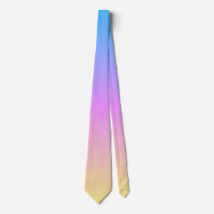 beautiful pastel dream colours gradient blur tie