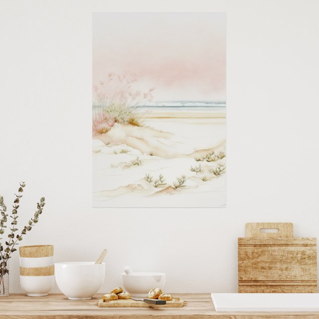 Beautiful pastel landscape poster (Kitchen)