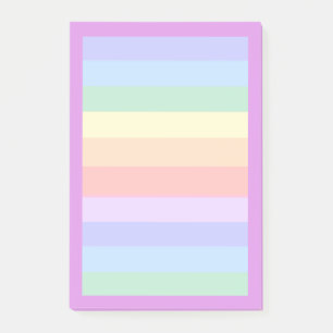 Beautiful Pastel Rainbow Background Post-it Notes