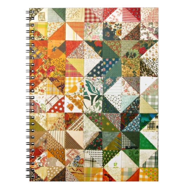 Beautiful Patchwork Notebook (Front)