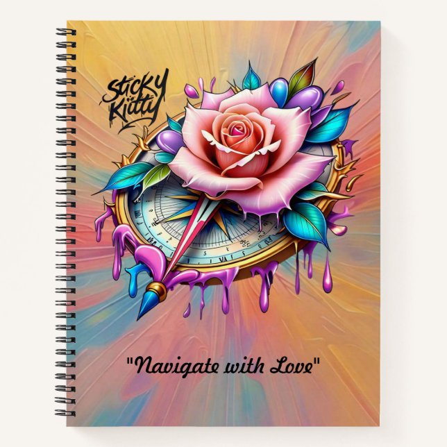 "Beautiful Path of Affection" Notebook (Front)