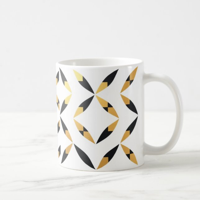 Beautiful Pattern Ceramic Mug - Elegant and Unique (Right)