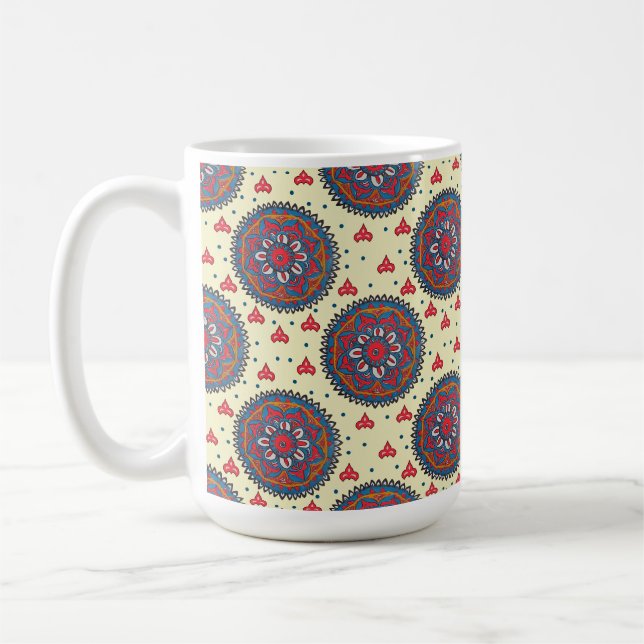beautiful pattern coffee mug (Left)