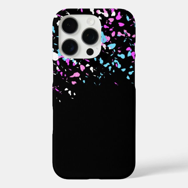 Beautiful Pattern Design on Black Case-Mate iPhone Case (Back)