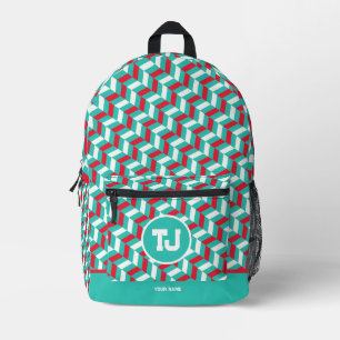 Beautiful Pattern Fun Basketball Printed Backpack